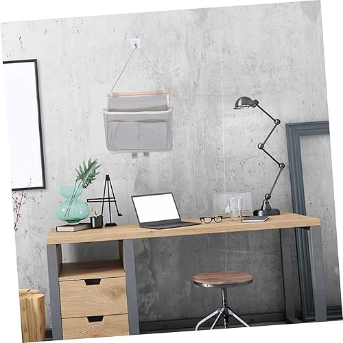 Miniatura 2 de Cabilock Bolsa de almacenamiento montada en la pared, estantes para libros de bebé, estantes de almacenamiento, organizador de almacenamiento de