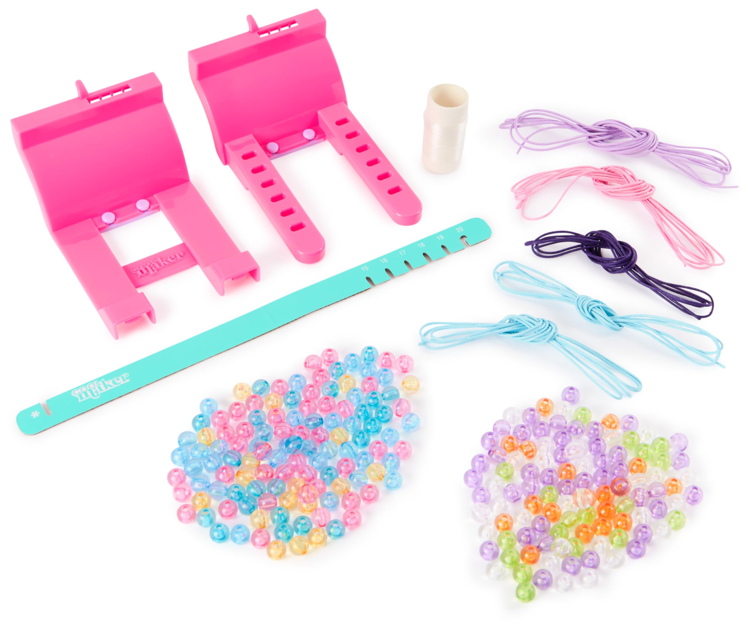 Cool Maker, Kit per la Realizzazione di Braccialetti dell'amicizia BFF Beads, 230 Perline per Braccialetti, Realizza 10 Braccialetti, Giocattoli per Bambini e Bambine, 6+ Anni