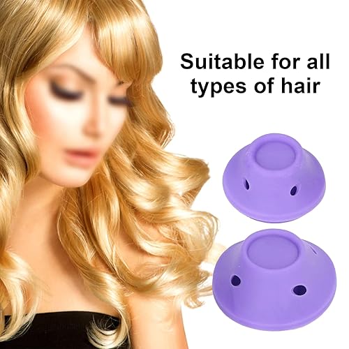 Miniatura 4 de 20 rodillos mágicos para el cabello, rizadores de pelo de silicona suave sin calor, con 10 rizadores de pelo pequeños y 10 unidades, grandes,
