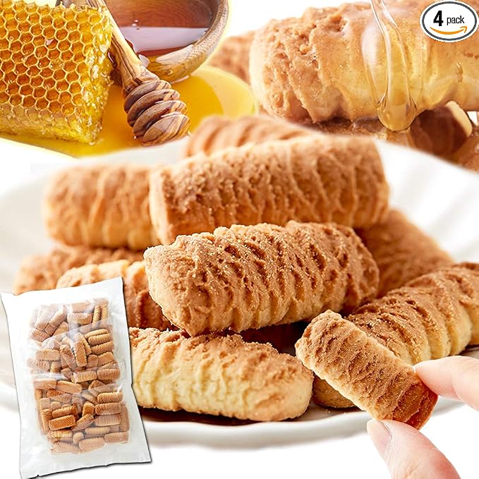 Amazon 天然生活 はちみつクッキー 500g 約125g 4袋 お徳用 焼き菓子 国内製造 こども おやつ 蜂蜜 ハチミツ 天然生活 ビスケット クッキー 通販