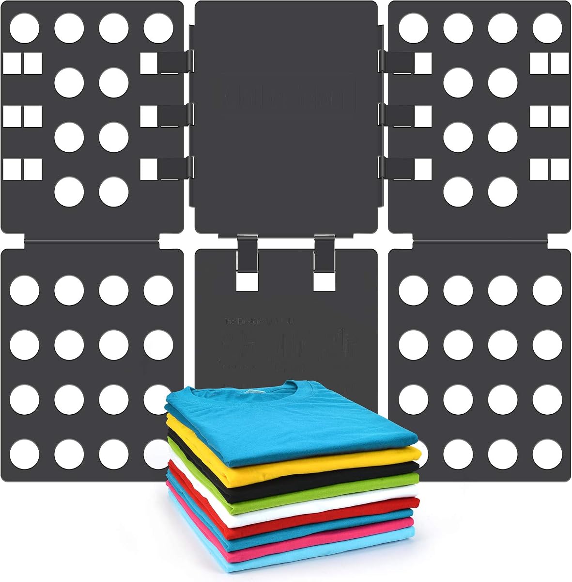 BoxLegend Tabla plegable para camisas, duradera, carpeta para camisetas, tabla plegable para ropa | Rápido para que niños y adultos doblen la ropa