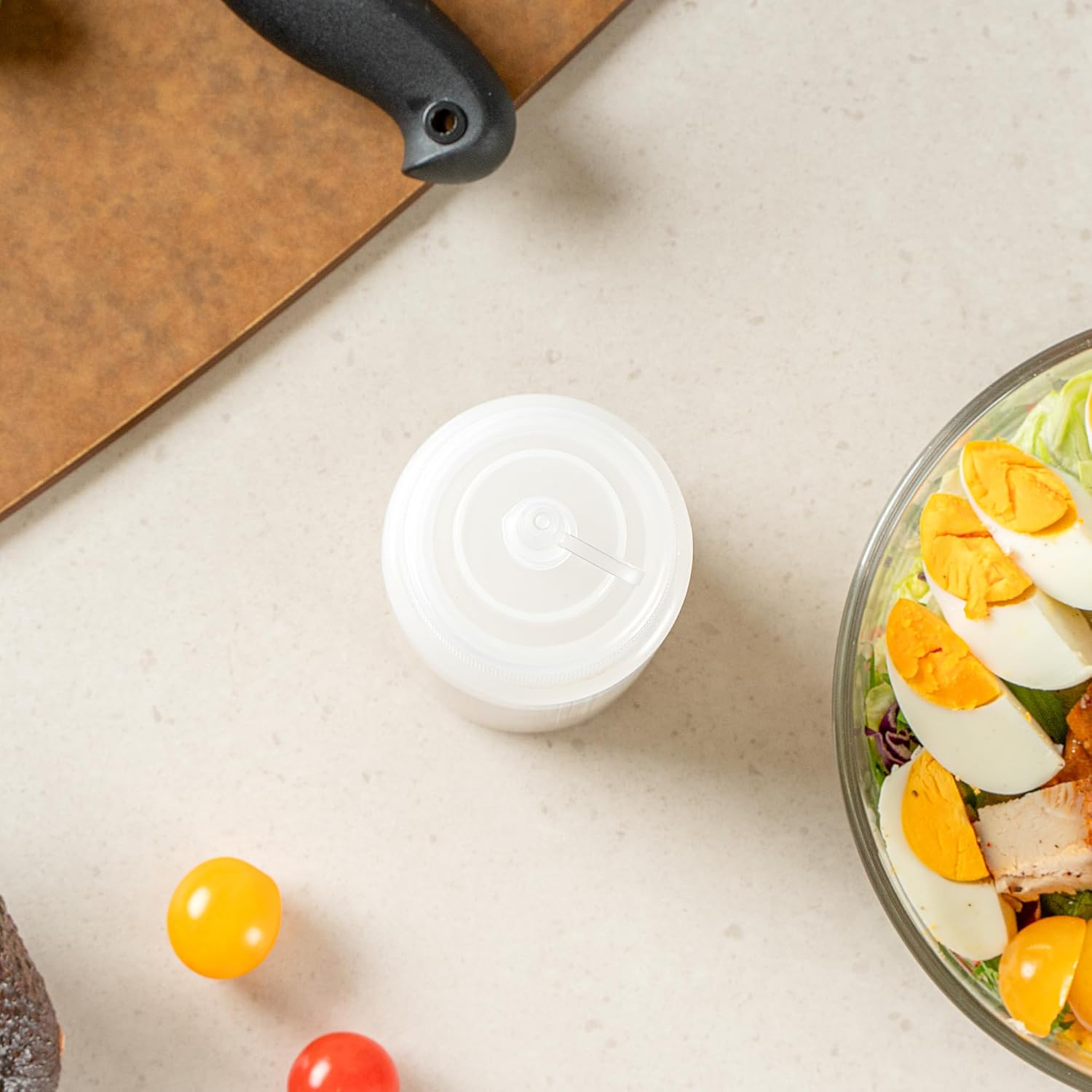 Restaurantware 16 oz Clear Plastic Squeeze Bottle