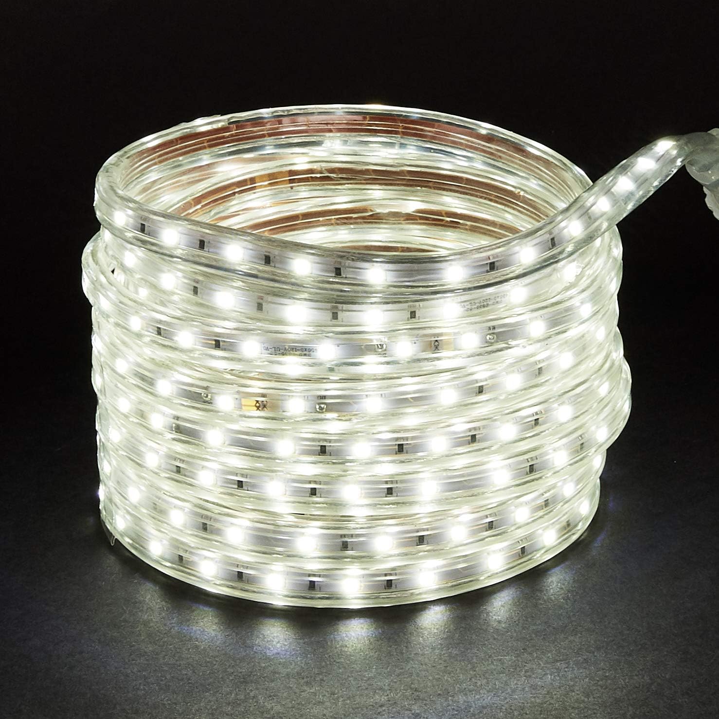 Amazon Basics 288 LED Indoor Outdoor White Strip Light, 18-Foot
