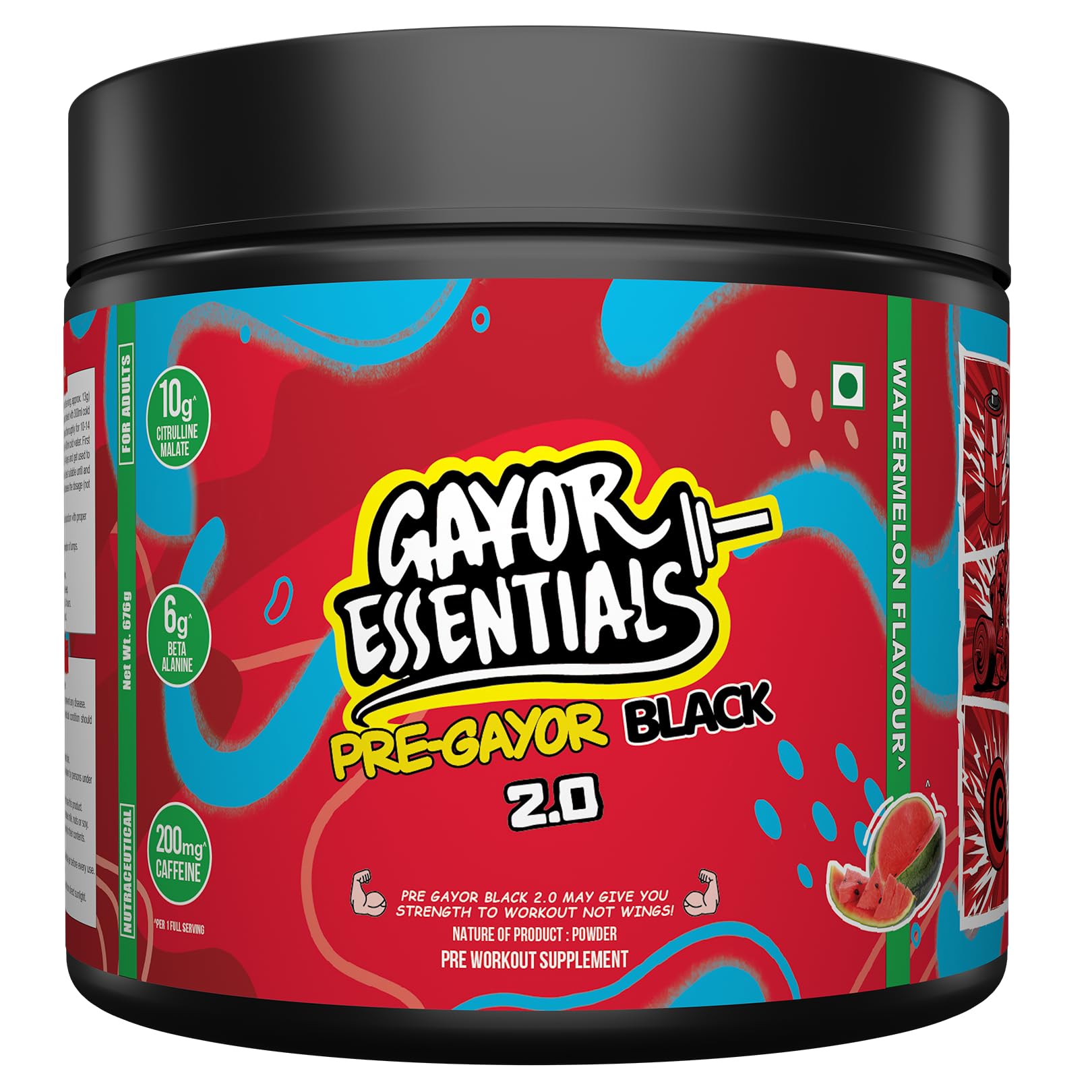 Pre Gayor Black 2.0 Optimally Dosed Pre-Workout (Cola,338g) — Amazon image 15