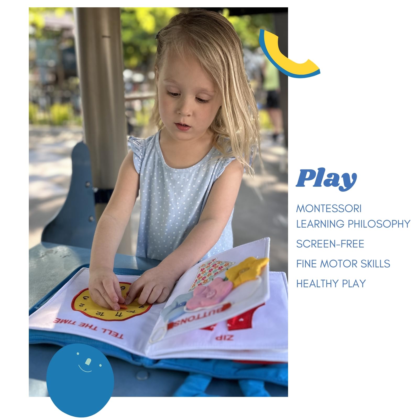 My Quiet Book Reisespielzeug für Kleinkinder von 2-3-4 Jahren, Flugzeugaktivitäten für Kleinkinder mit 10 Aktivitäten, beschäftigtes Buch Montessori für Kleinkinder, Spielzeug für Mädchen