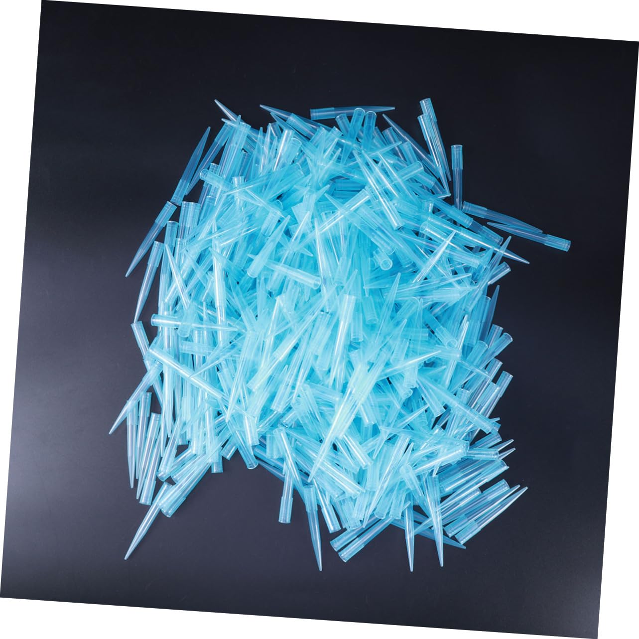 KICHOUSE 500pcs Liquid Pipette Tips Flexible Plastic Nozzle Accurate Liquid Transfer for Lab Analysis Design Reusable and Easy to Clean