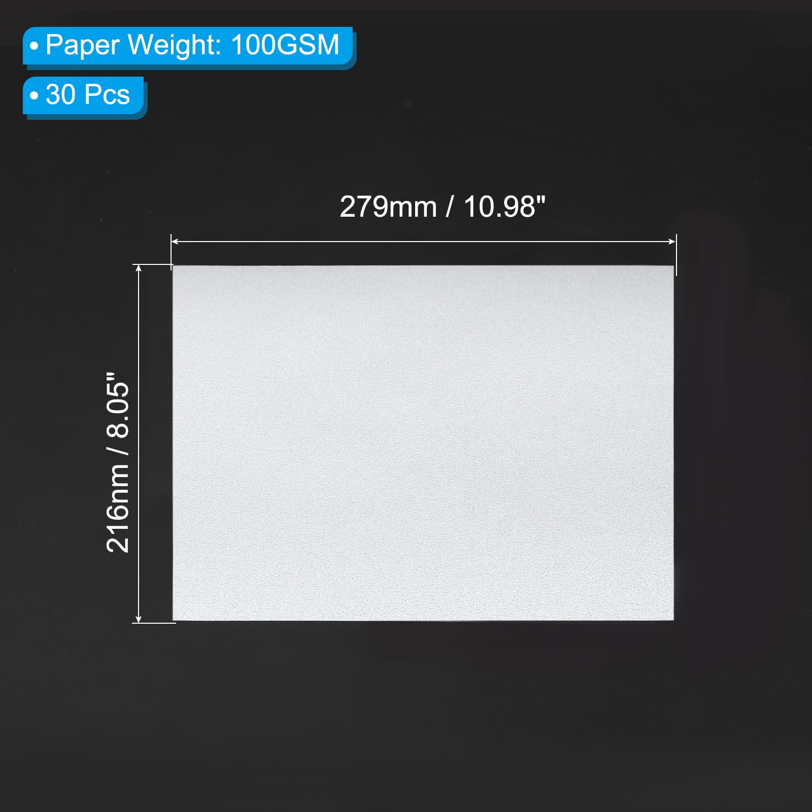 PATIKIL 30 Sheets Vellum Paper 8.5x11inches - Image 2