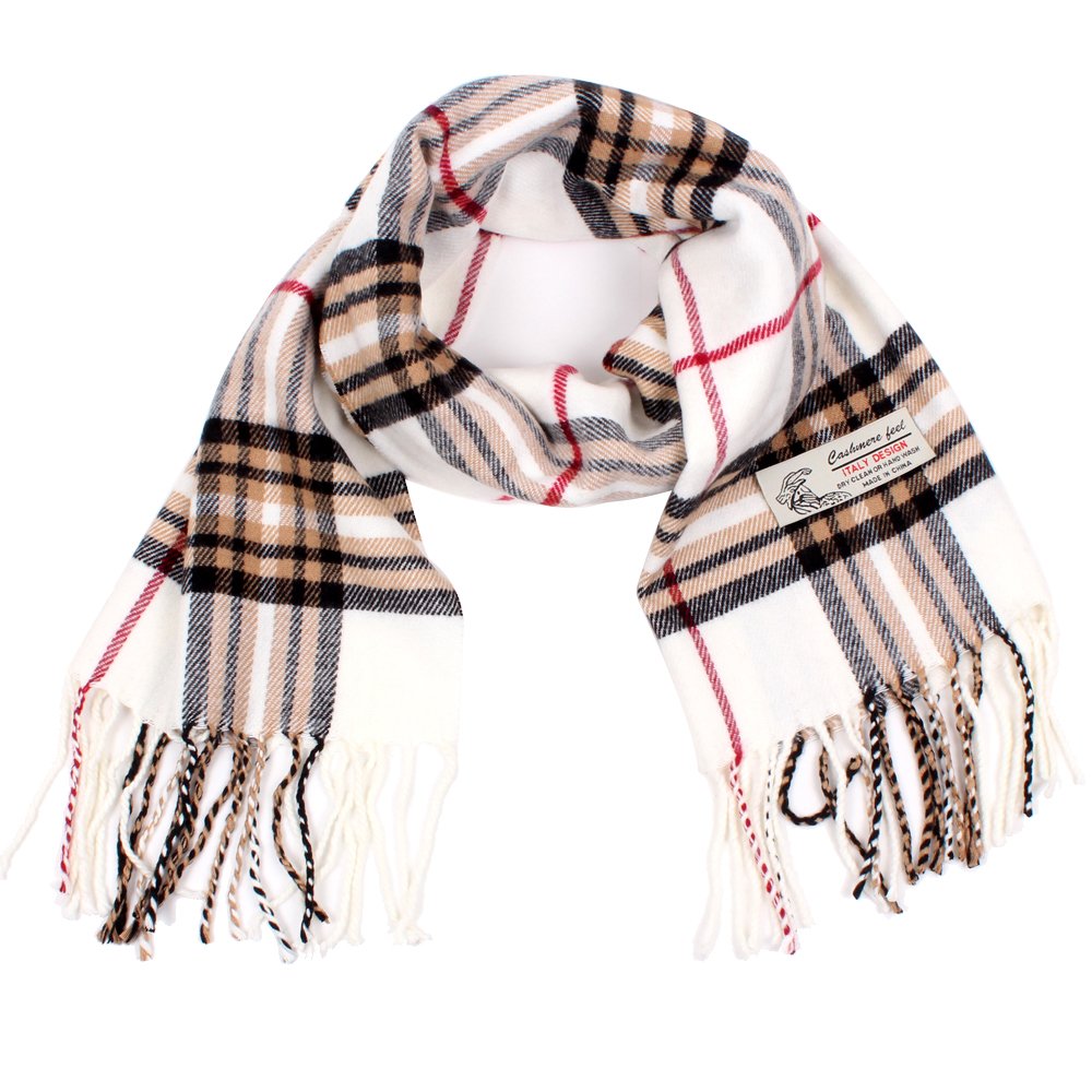TZ Promisewomens Classic Plaid Wrap Scarf Wrap Scarf