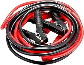 6 Meters 3000 AMP 2X Jump Leads Heavy Duty Car Battery Jump Leads Booster Cables Jumper Cable With Gloves for Petrol Diesel Car Van