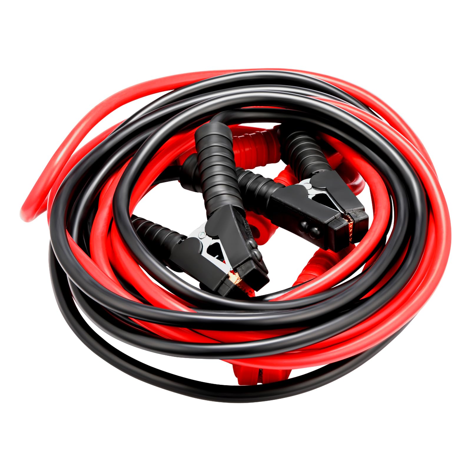 GEARMONSTER Starthilfekabel, 2X6M 3000Amp Überbrückungskabel, Tragbarer Autobatterie Booster für PKW Kupfer Starthilfekabel 16mm² mit Kabelklemmen