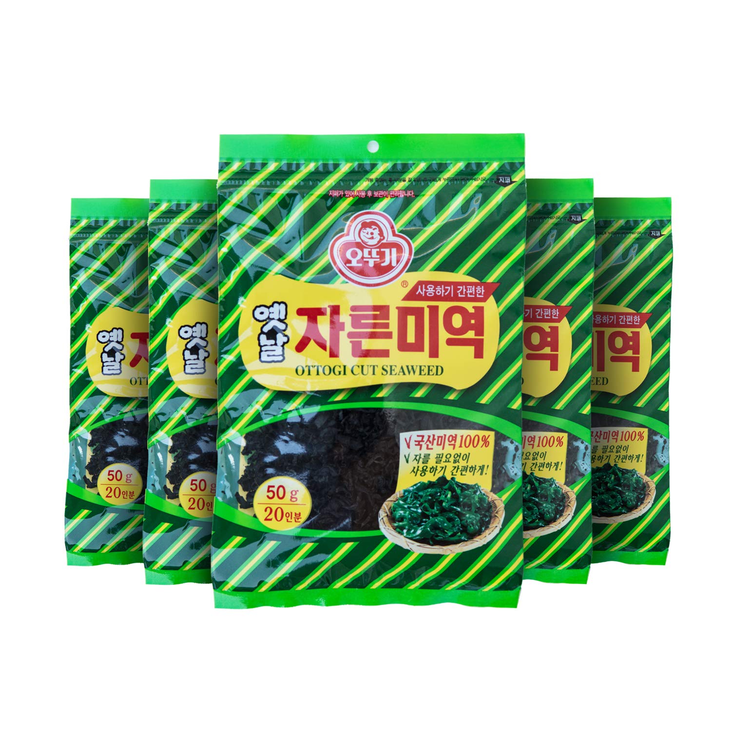 Ottogi Dried Seaweed 50g x 5 count 오뚜기 옛날 미역 Amazon.in Grocery