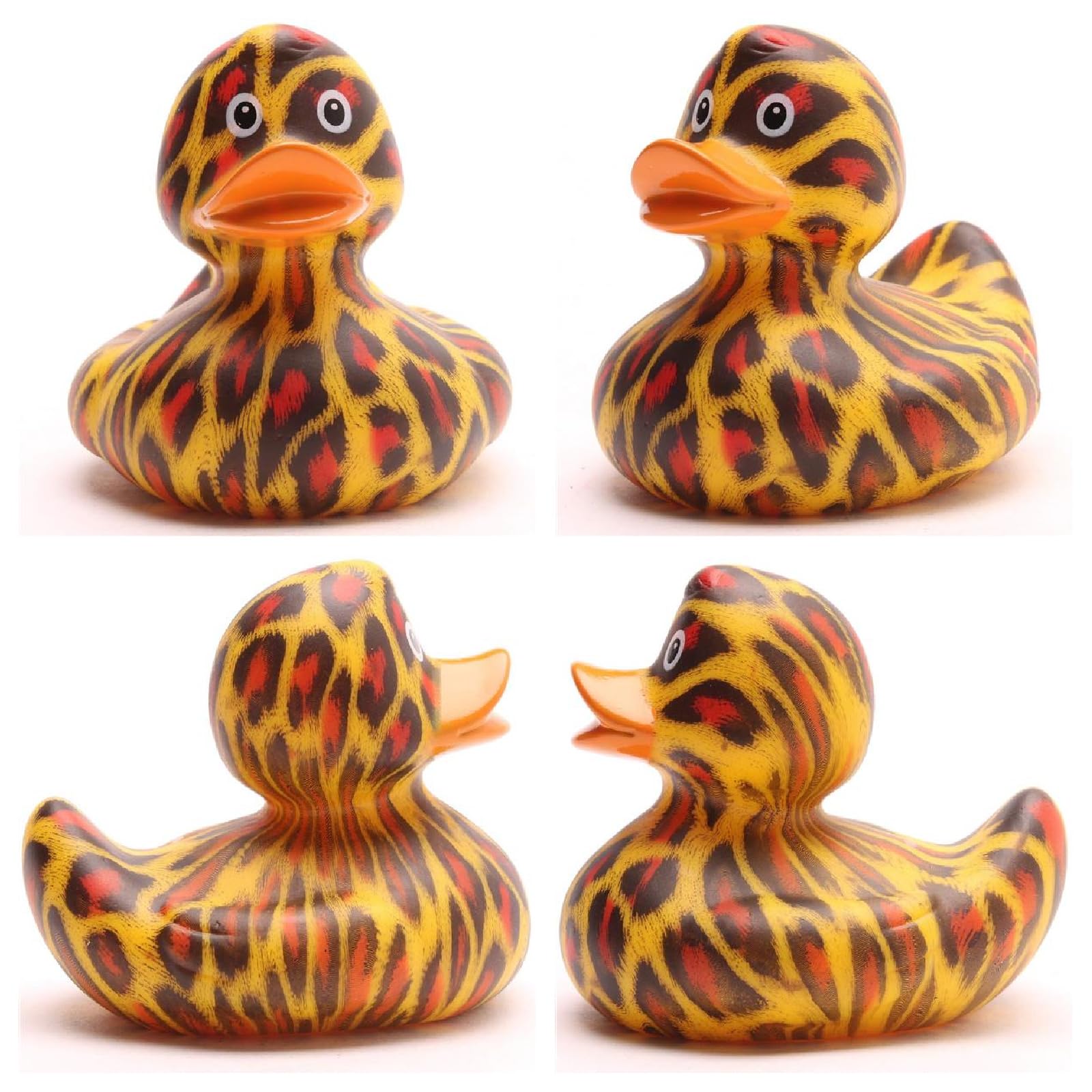 Duckshop Mammut Badeente (9 Cm) Mit Quietscheentchen-Schlüsselanhänger – Lustiges Geschenk Für Dino- Und Urzeitfans – Ab 18 Monaten