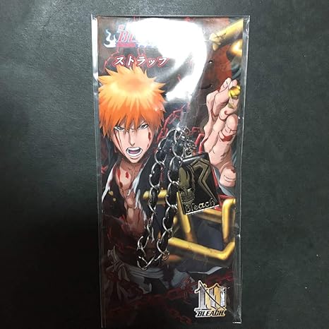 Amazon Co Jp Bleach 地獄篇 ストラップ 一護完全虚化 黒崎一護 キーホルダー 公式 グッズ ブリーチ ホビー 通販