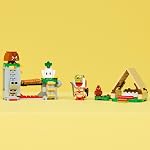 LEGO Super Mario Jeu de construction du camp du capitaine Toad. - Pretend Play Set pour les enfants, âges 6+ - Construction de blocs pour les garçons & Filles W/Crapaud, Goomba, & Figures des jouets de navets - Idée cadeau pour les anniversaires - 72040