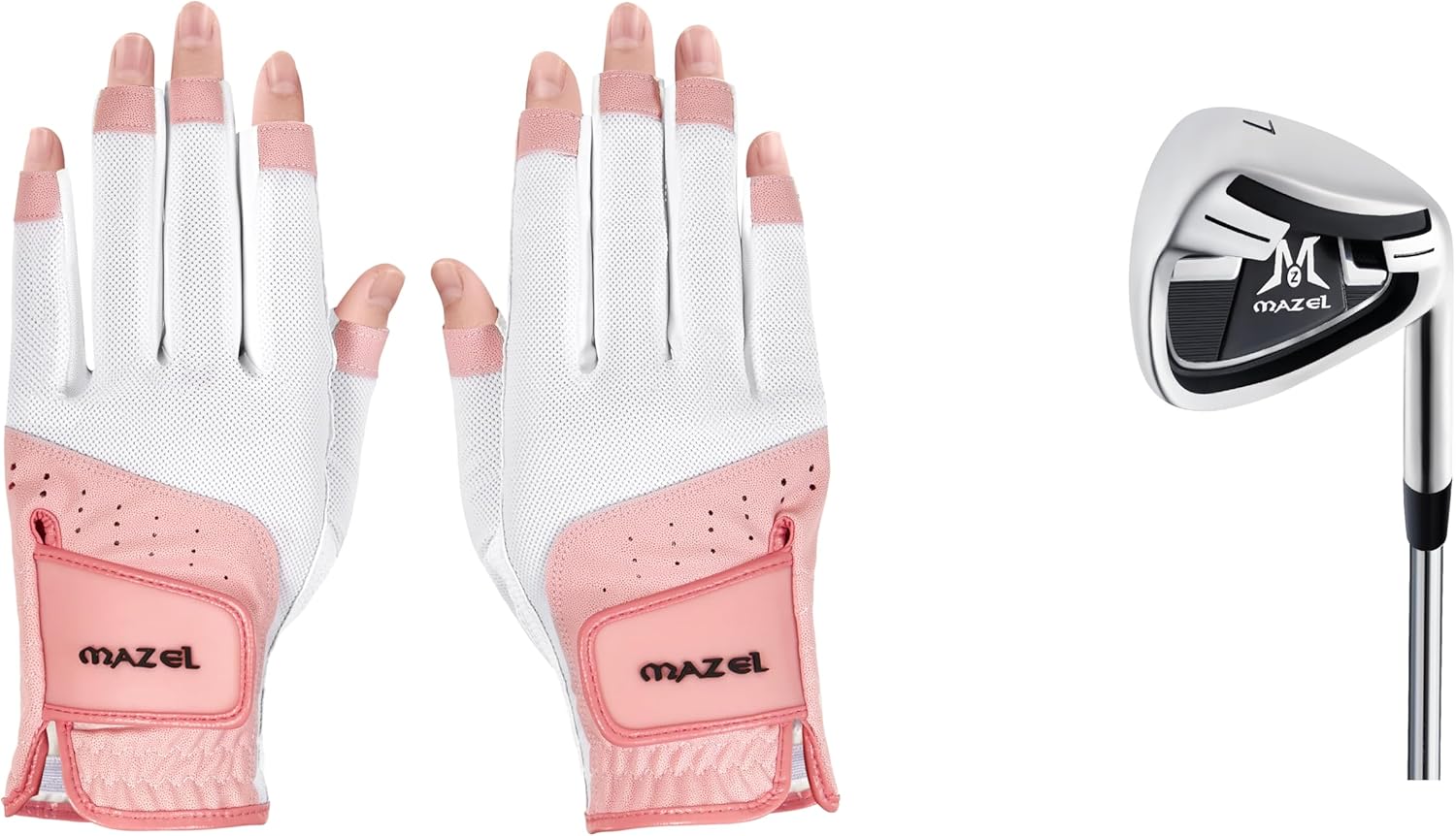 MAZEL Golf Iron Clubs & Women's Golf Gloves,Bundle of 2