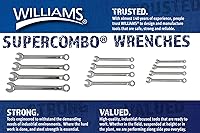 Vista 9 de Williams 1208SC llave combinada súper combo, 1/4 pulgada