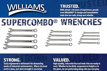 イチミオ　OW M Williams MWS-18A 18-Piece Super Combo Wrench Set