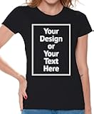 Awkward Styles Personalized Shirt Women DIY Your Own Photo or Text Custom T-Shirt Front/Back Print