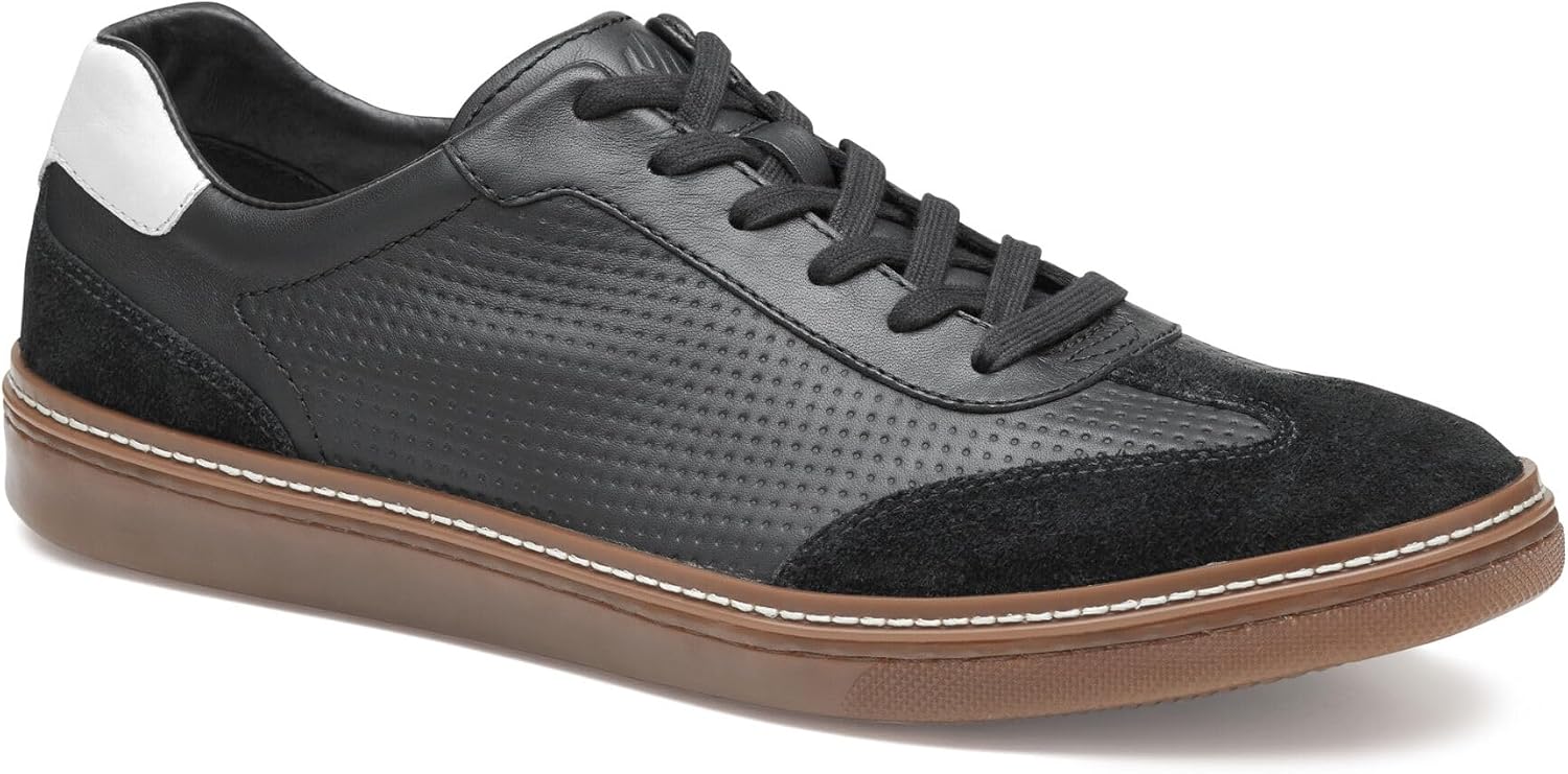 Johnston & Murphy McGuffey T-Toe White Full Grain Leather 