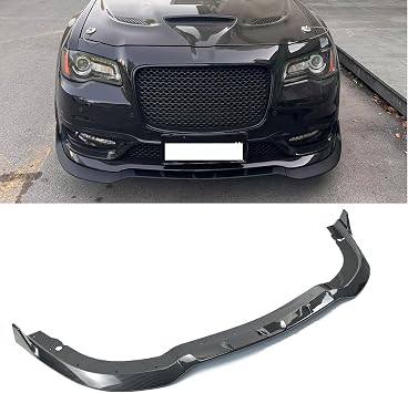 3pcs Front Bumper Lip Chrysler 300C S SRT 2015-2023 V3 Style Front Bumper Lip Splitter Carbon Fiber Printing