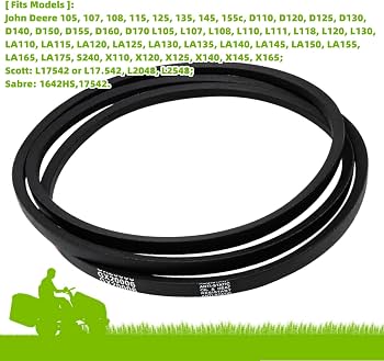 Rasenmäher-Antriebsriemen 225,8 Cm – Ersatz Für John Deere GX20006, Aus Kevlar, Hohe Zugfestigkeit