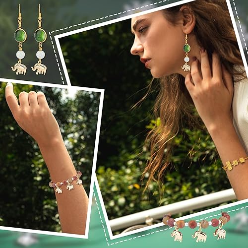 Miniatura 6 de UNICRAFTALE Colgantes de elefante 201 dijes de acero inoxidable colgantes de animales de metal para bricolaje collar joyería fabricación, Acero