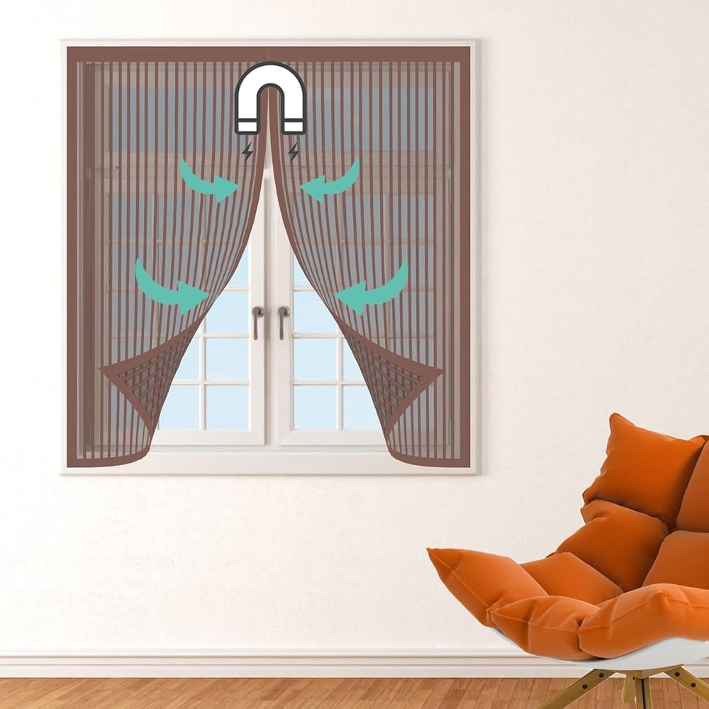 Zanzariera Magnetica Per Porte - 80x160 Cm, Bianco, Montaggio Senza Fori, Autochiudente - Foto 5