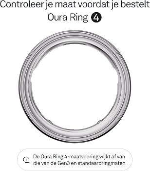 Oura Ring 4 – Silver – Size 8 – Smartring | First check your size