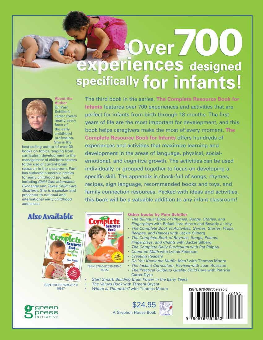 The Complete Resource Book for Infants: Over 700 Experiences for Children from Birth to 18 Months (Complete Resource Series)
