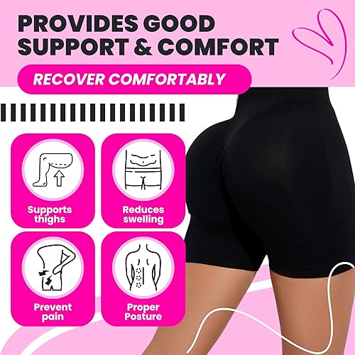 Miniatura 7 de BBL - Cojín para levantamiento de glúteos para después de la cirugía, suave cojín para postcirugía BBL con bolsa de cordón, almohada para