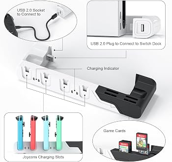 Amazon.co.jp: MLIFEMFUL スイッチコントローラー 充電ドック Nintendo