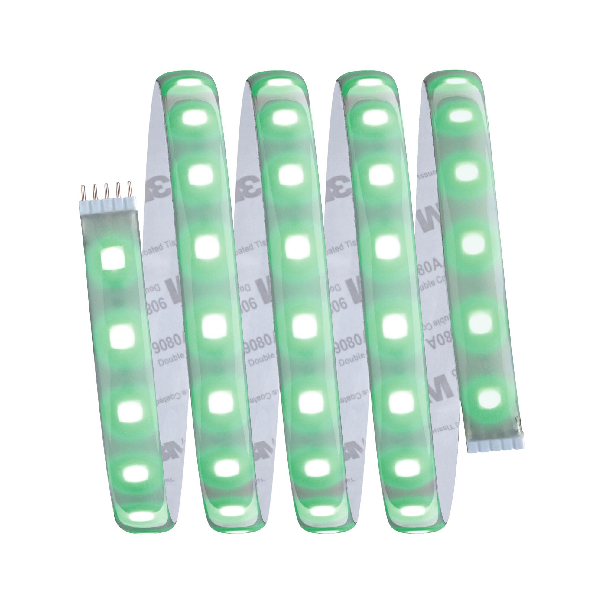 Paulmann 70627 Juego básico MaxLED RGBW strip LED con recubrimiento 15 m tira de luz 18 W con función de cambio de color mando a distancia incluido