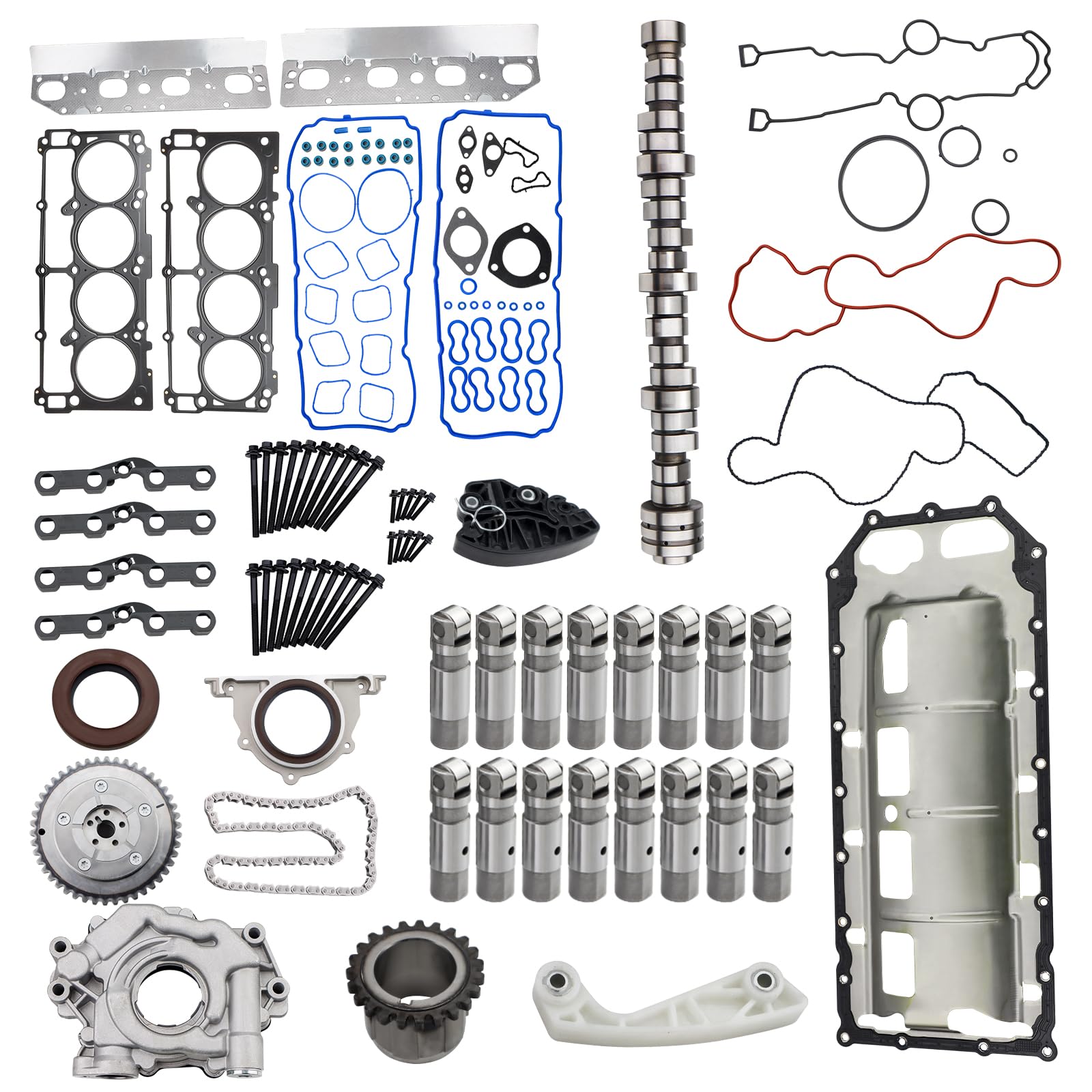 Oil Lifter ホワイト Amazon.com: 5.7 HEMI Cam MDS Lifters Camshaft Oil Pump Kit w