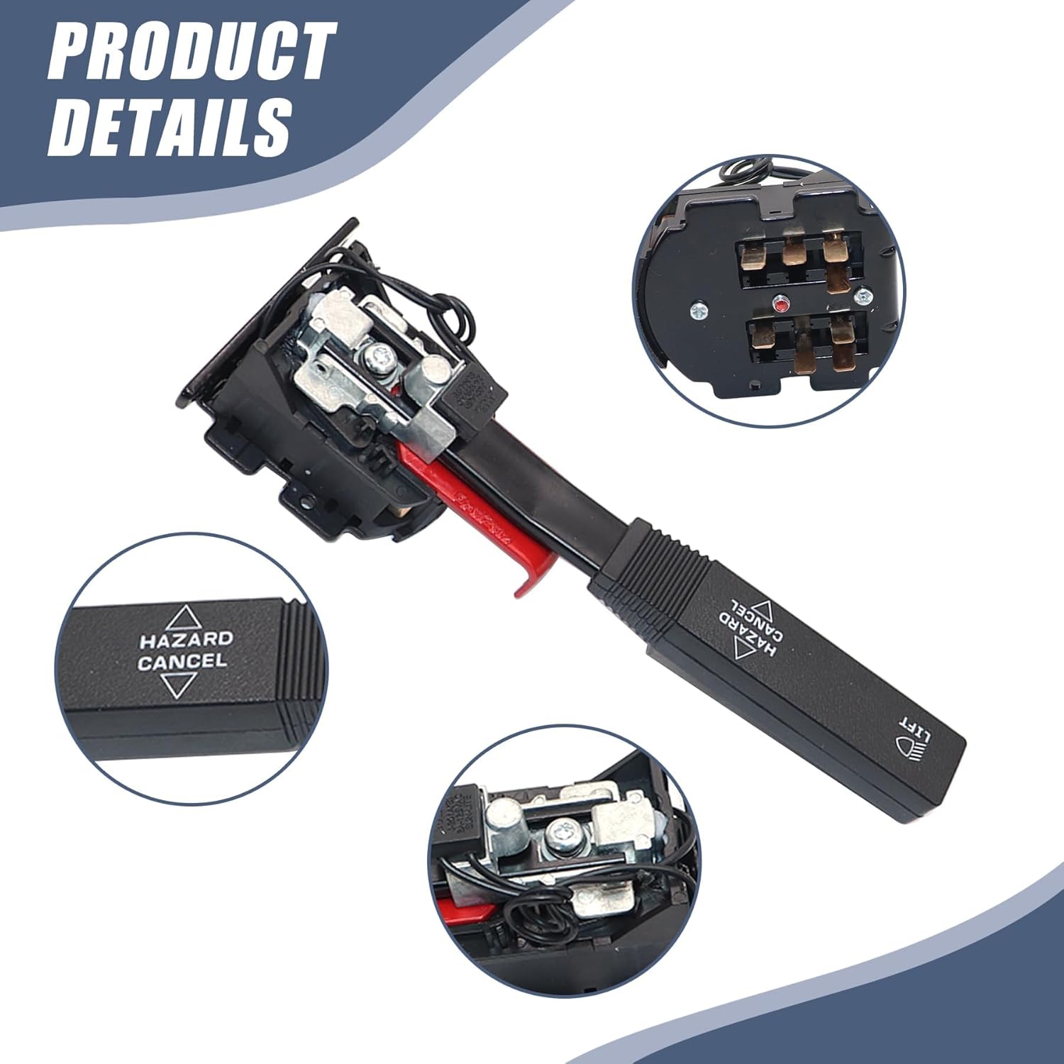 XQSMWF 01481383 Turn Signal Switch Headlamp Switch Compatible with Kenworth T600 T2000 W900 Trucks Replaces 577.59014 57759014