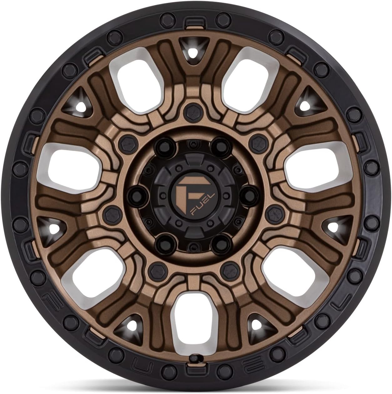 Fuel D826 Traction 17x9 6x5.5" -12mm Bronze Wheel Rim 17" Inch D82617908445