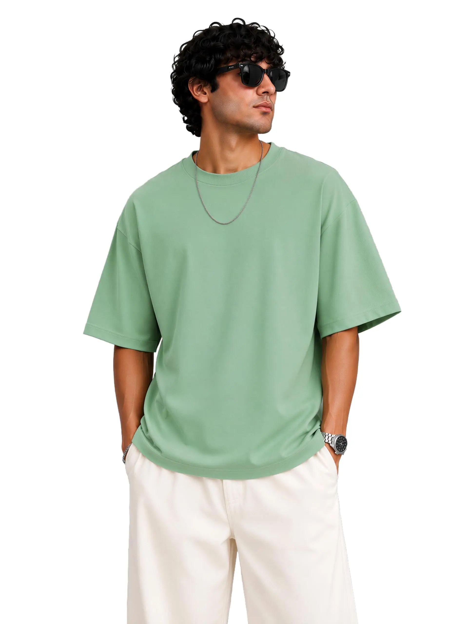 PeaceOut Oversized T Shirt for Men | Heavyweight Cotton T Shirt | Drop Shoulder Oversized Tshirt for Men | Baggy Loose Fit Streetwear Round Neck Half Sleeve Casual Wear - 73% off at DetectaDeal
