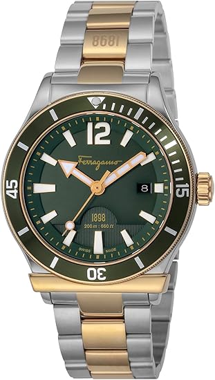 Amazon サルヴァトーレフェラガモ 腕時計 フェラガモ18 Ff メンズ 並行輸入品 シルバー 腕時計 ファッション 通販