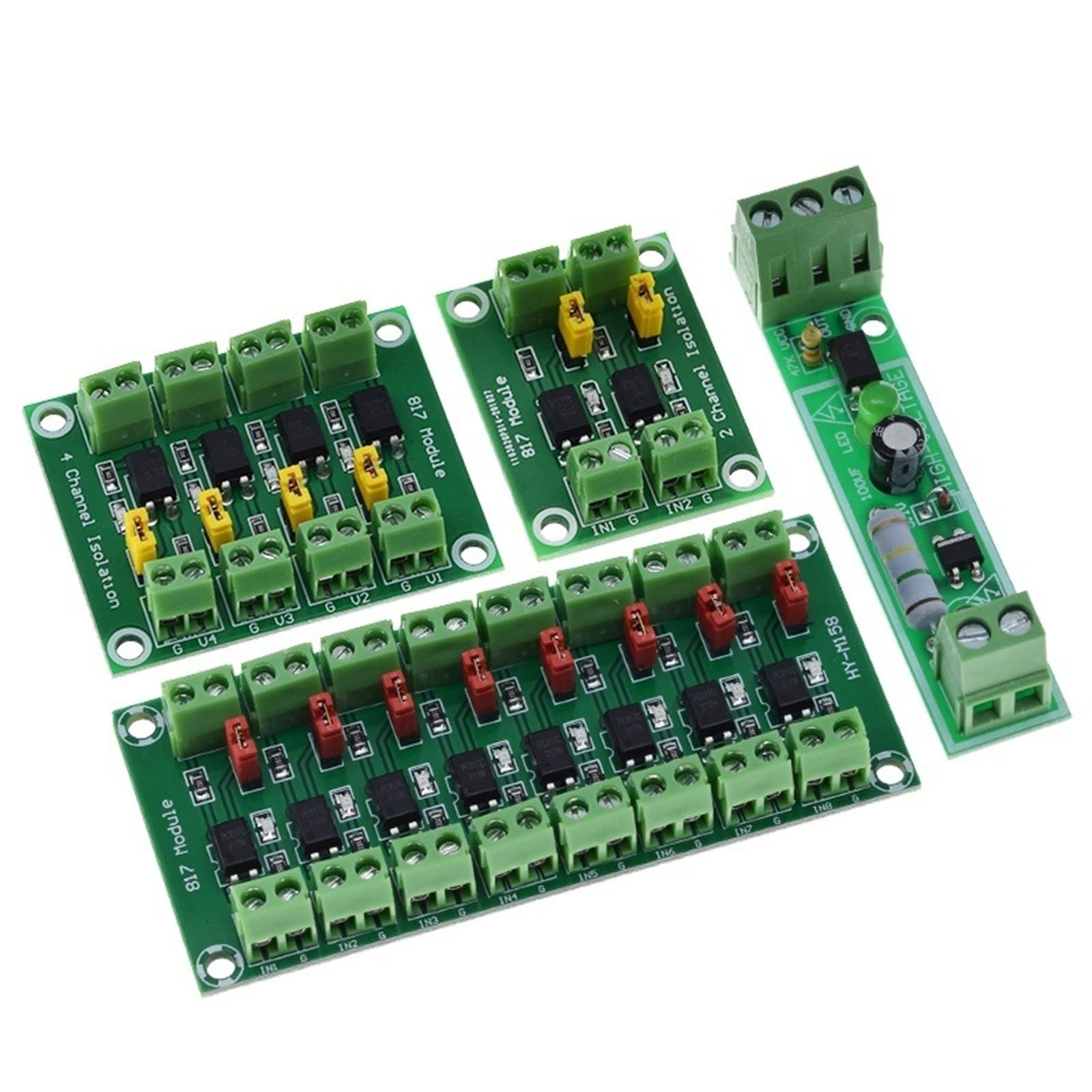 Amazon.co.jp: PC817 1 2 4 8 チャンネル オプトカプラ絶縁