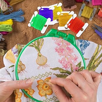 Enrouleur De Fil De Carte, Broderie De Fil En Plastique, Bobines De Fil, Fil Pour Fil Manuel, Support De Stockage Rapide, Point D'enroulement Enroulé