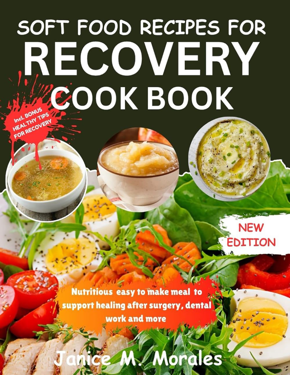 SOFT FOOD RECIPES FOR RECOVERY: NOURISHING MEAL FOR HEALING AFTER SURGERY,DENTAL WORK AND MORE