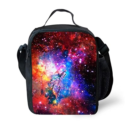 CAIWEI Galaxy Lunch Bag Insulated Lunch Box Cooler Bag (Starry sky 2)