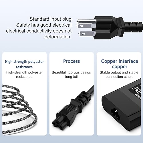 Miniatura 5 de 90W USB C Cargador para portátil HP Pavilion x360 Fuente de cable de alimentación portátil