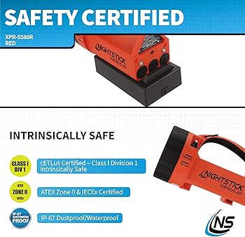 Nightstick XPR-5580R Viribus 80 Intrinsically Safe 300 Lumens Dual
