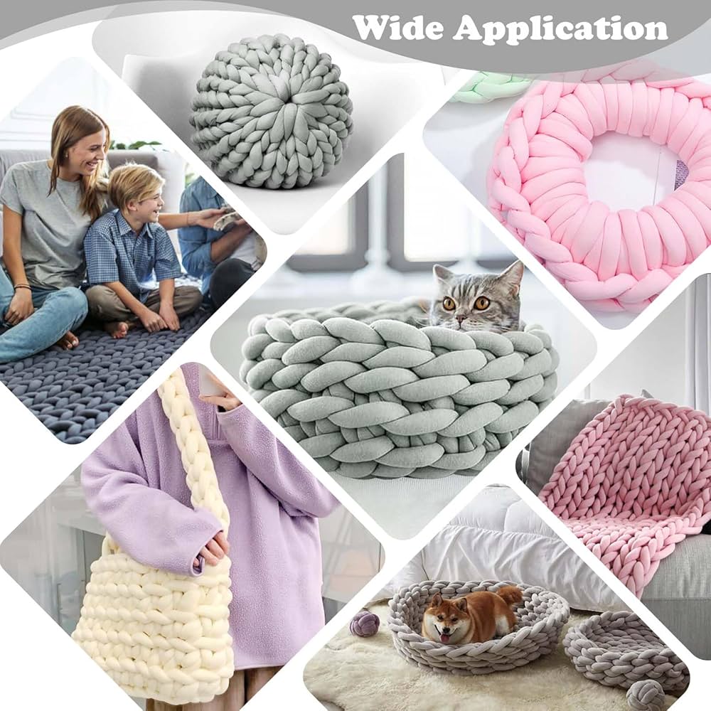 MeYuxg Grosse Laine à Tricoter à La Main Gris Foncé, 25M Pelote Laine Grosse Maille Super Douce Lavable, Grosse Laine Pour Plaid, Pelote De Laine XXL Pour Couverture, Chunky Yarn (500g