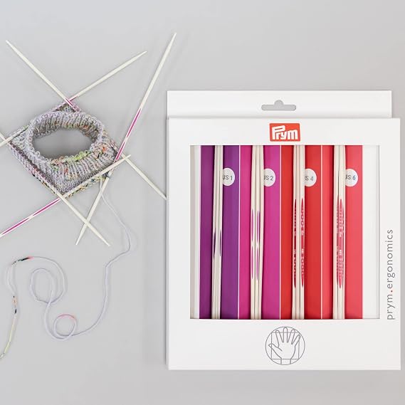 Prym Double Point Set Knitting Needles, Assorted 20,57180