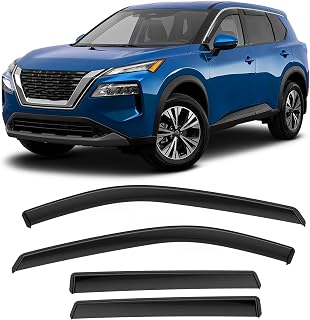 in-Channel Rain Guards Fit for Nissan Rogue 2021 2022 2023 2024 2025 2026