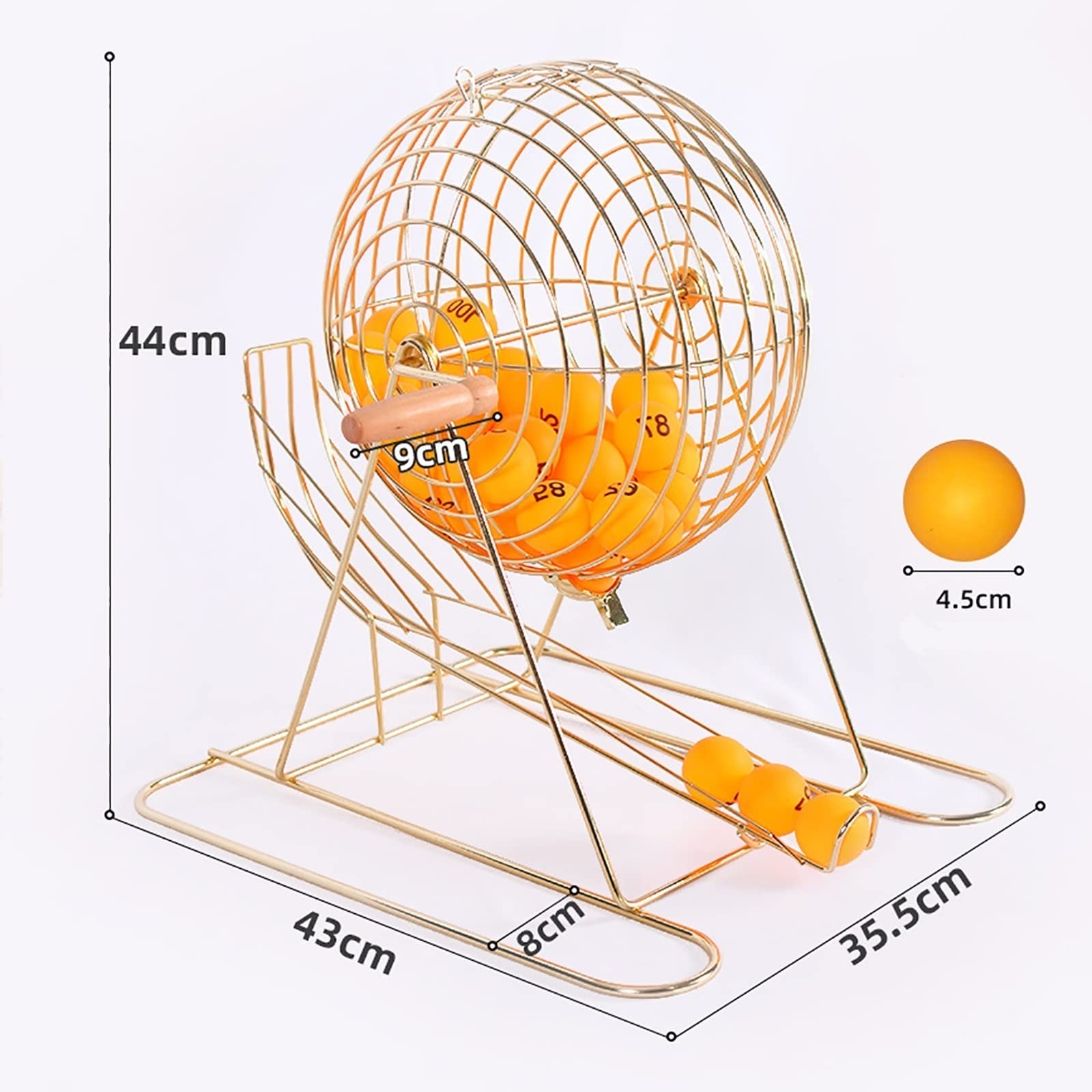 Bingo luxe grand modèle - Jeu de bingo traditionnel pour animer des fêtes et des soirées