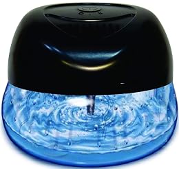 Bluonics Fresh Aire Water Air Washer, Water-Based Air Revitalizer & Room Freshener with 7-Color LED Night Light and Relaxing White Noise for Home, Bedroom, Office