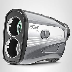 Acer Gadget Golf Rangefinder with Slope - 1200/1700Yards Laser Range Finder for Golfer, 6X Magnification Rangefinders Golf with Flag Pole Locking Vibration, Rechargeable Magnetic Gifts for Golfers