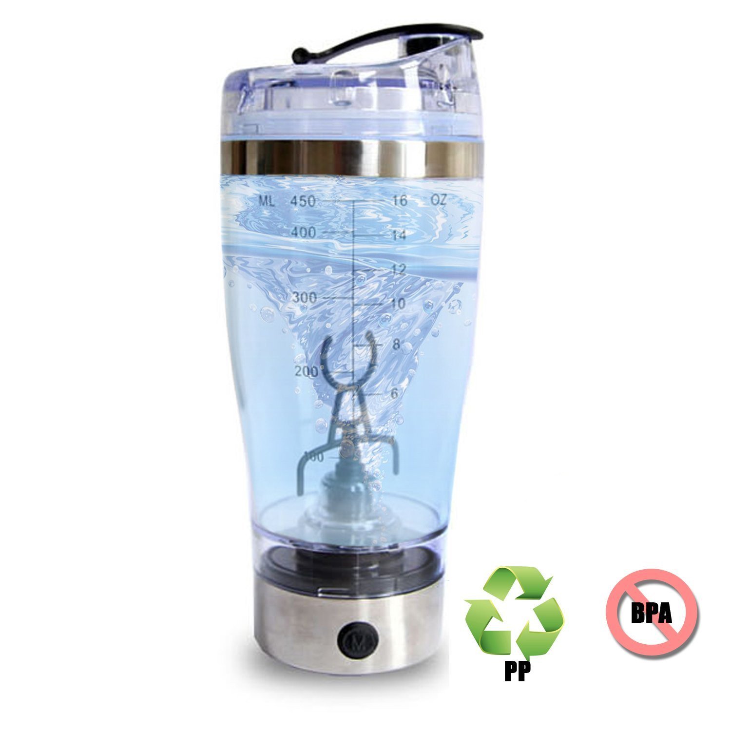 Shaker protéines à vortex électrique ELECTRO-WEIDEWORLD pour jus et café